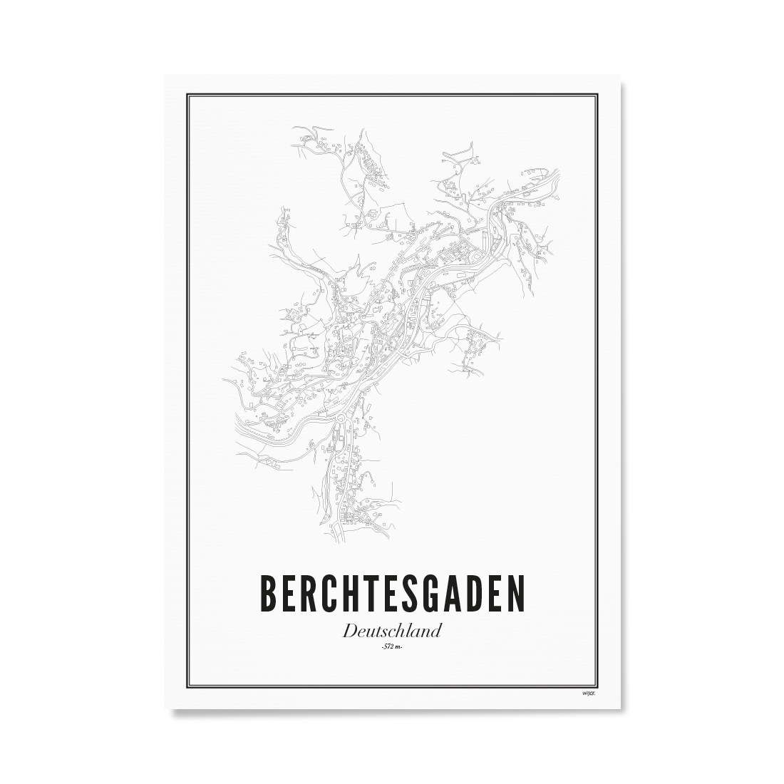 Poster van Berchtesgaden | WIJCK. 